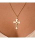 Cruz Diamantada Oro 18 K Cristo 35 mm - Colgante cruz de oro, crucifijo - joyas online