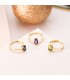 Bague Solitaire Fancy London Blue Or 18K