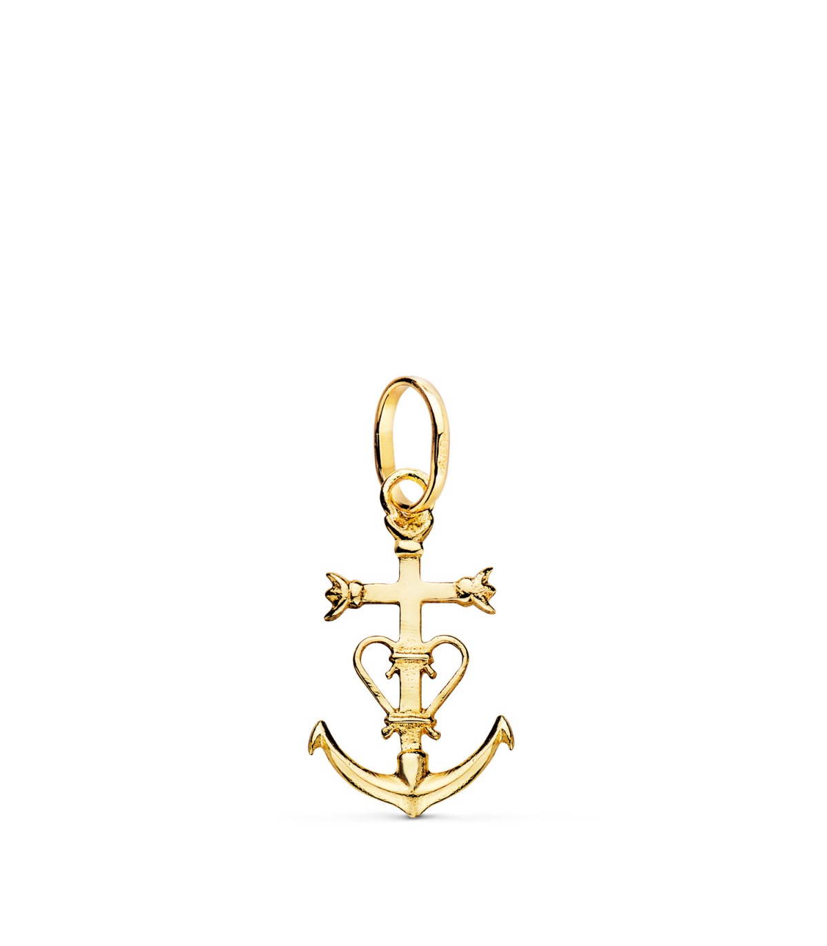 Cruz de Camarga Oro Amarillo 18K 20mm - joyas online - joyería de oro