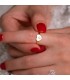 Bague Chevalière Coeur Or 18K
