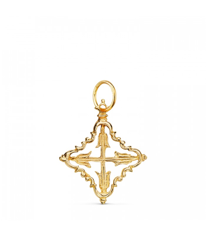 Pendentif Croix Majorquine Or 18K 22mm
