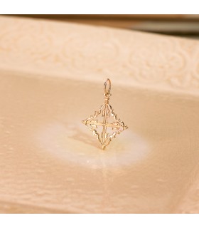 Colgante Cruz Mallorquina Oro 18K 26mm - joyas online - joyería de oro