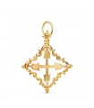 Kreuz Anhänger Gold 18K P677