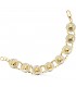 Pulsera Medusa Oro Bicolor 18K  20 cm - pulseras de oro mujer - joyas online