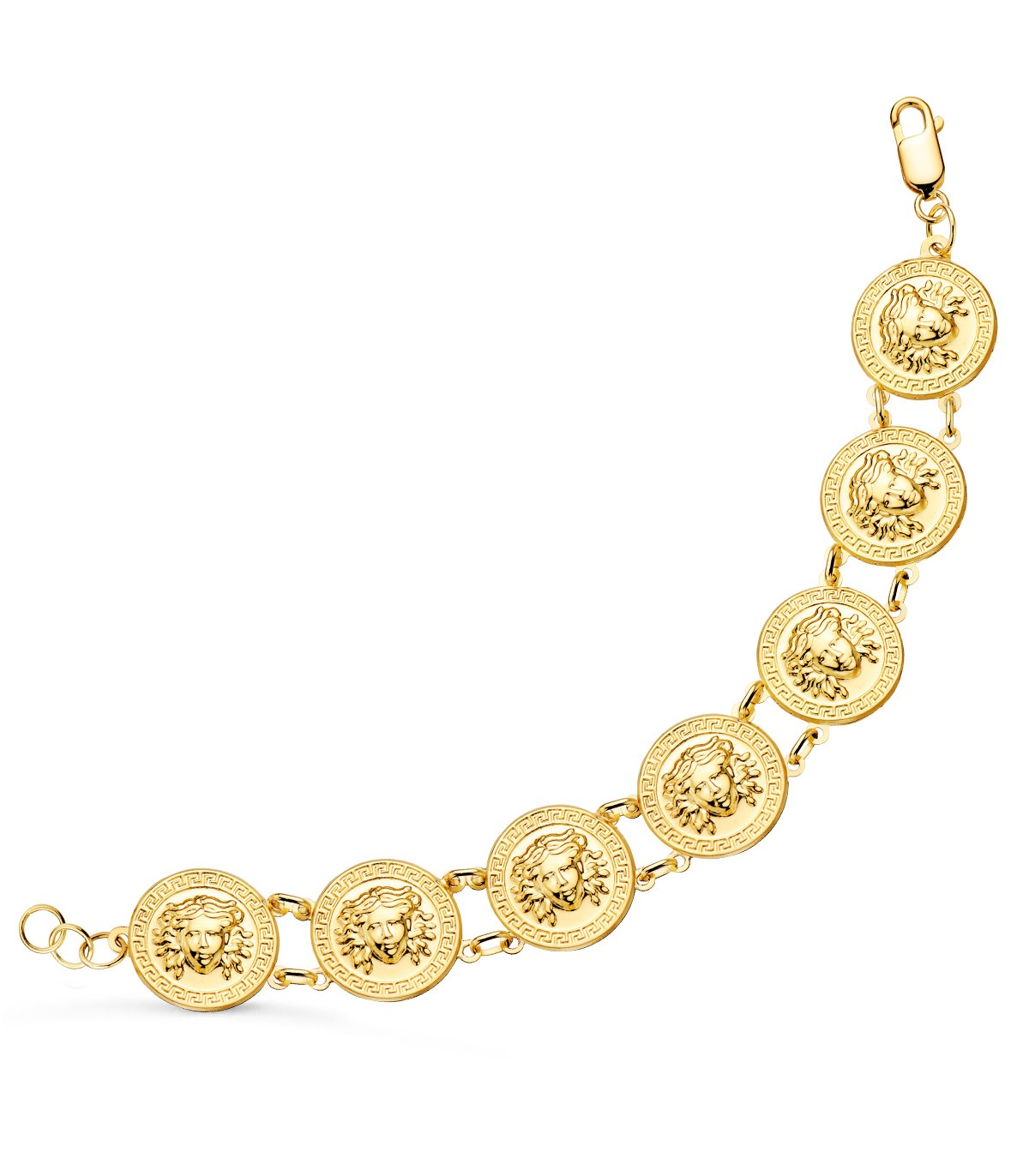 Alda Joyeros, joyería online | Pulsera Medusa Oro Amarillo 18 K 21,5 cm