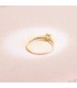 Anillo piedra semipreciosa peridoto. Anillos de mujer con diamantes. Modelo Streep.