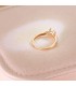 anillo de pedida en oro bicolor 18 ktes parisieen