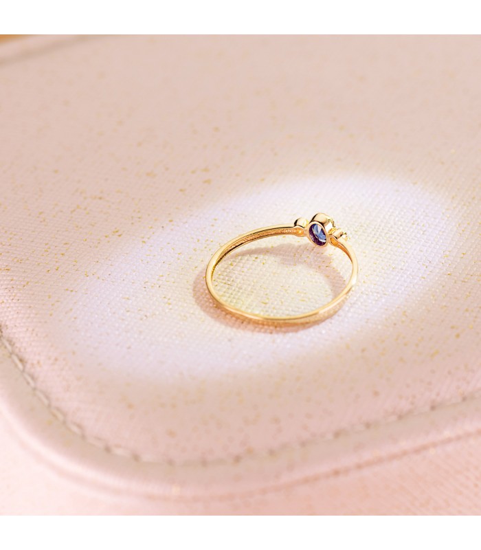 Bague Blue Or Jaune 18K Always