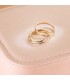 Anillo boda media caña. Alianza de novia 18 kilates. Joyería online.