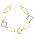 Bracelet Femme Or Bicolore 18K Cayetana
