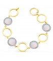 Bracelet Femme Or Bicolore Charme