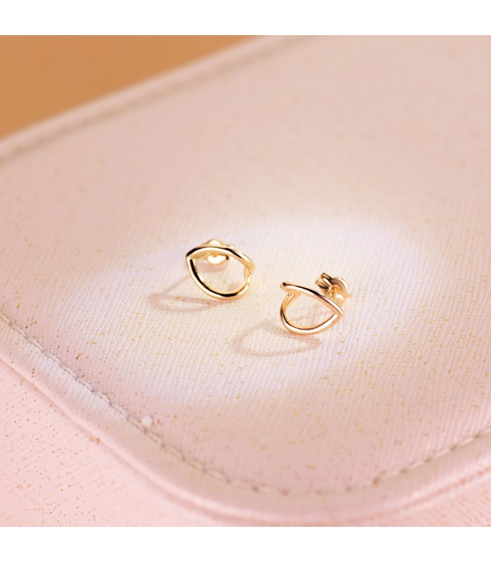 Pendientes Almond Oro Amarillo 18K | pendientes de moda