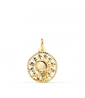 medalla de comunion oro amarillo