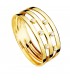 Anello White Band oro giallo 18kt