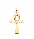 Colgante Cruz de la vida Oro Amarillo 18 K 36 MM | joyas de oro macizo para hombre | crucifijo macizo