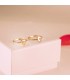 Anillo Corazón Oro 18K Glam - Sello mujer corazón - anillos de moda