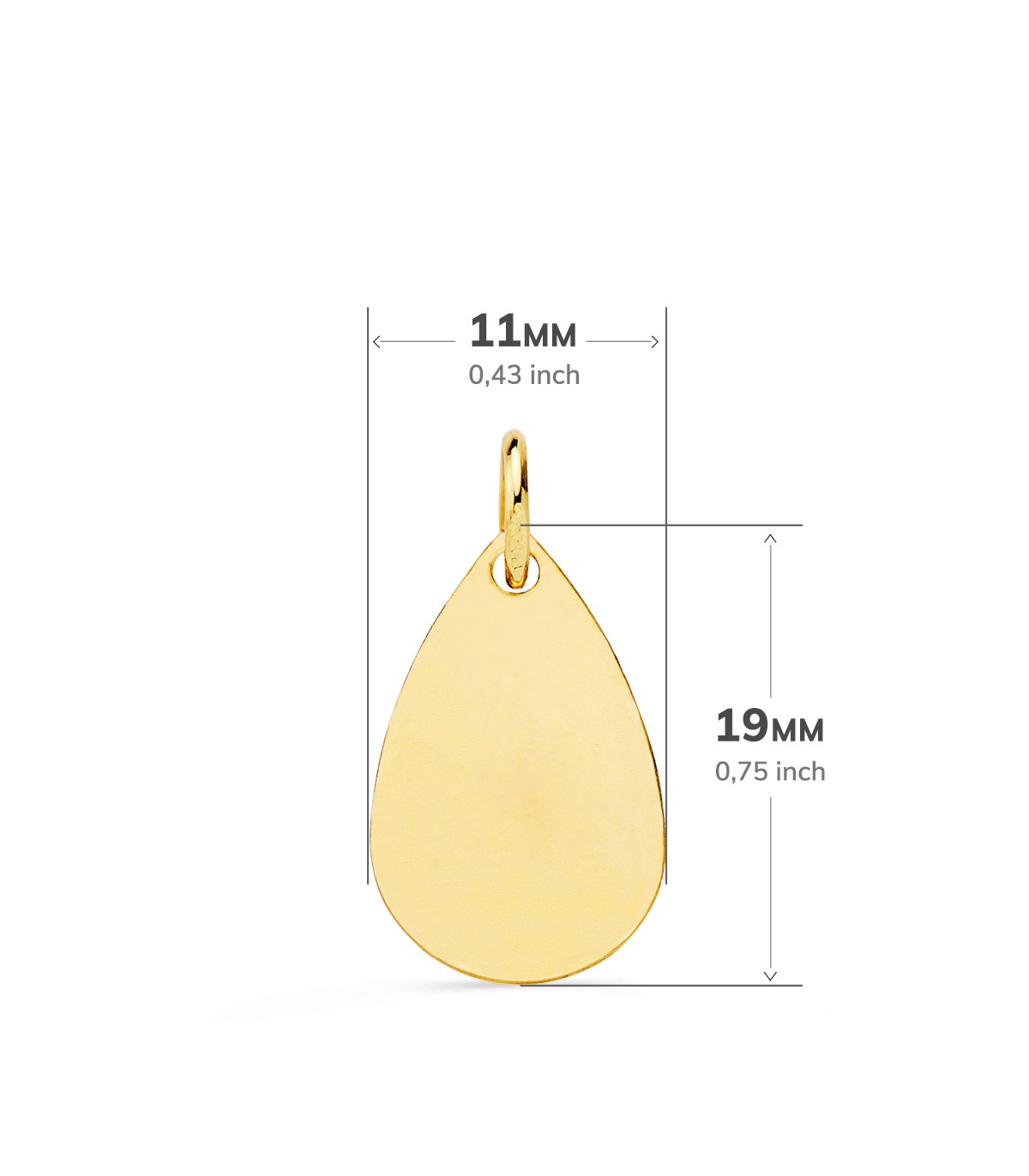 Engel Anhänger aus 375er Gelbgold | 9K22122