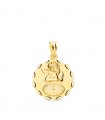 Engel Anhänger aus 375er Gelbgold | 9K260351