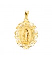 Medaglia Miracolosa Francese Oro 9Kt 23 mm