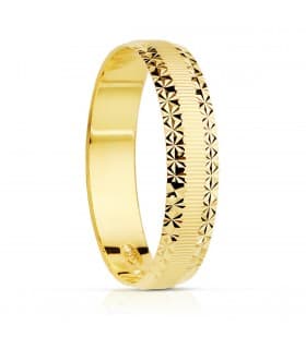 Alianza de boda Oro 9K Toscana 4mm.