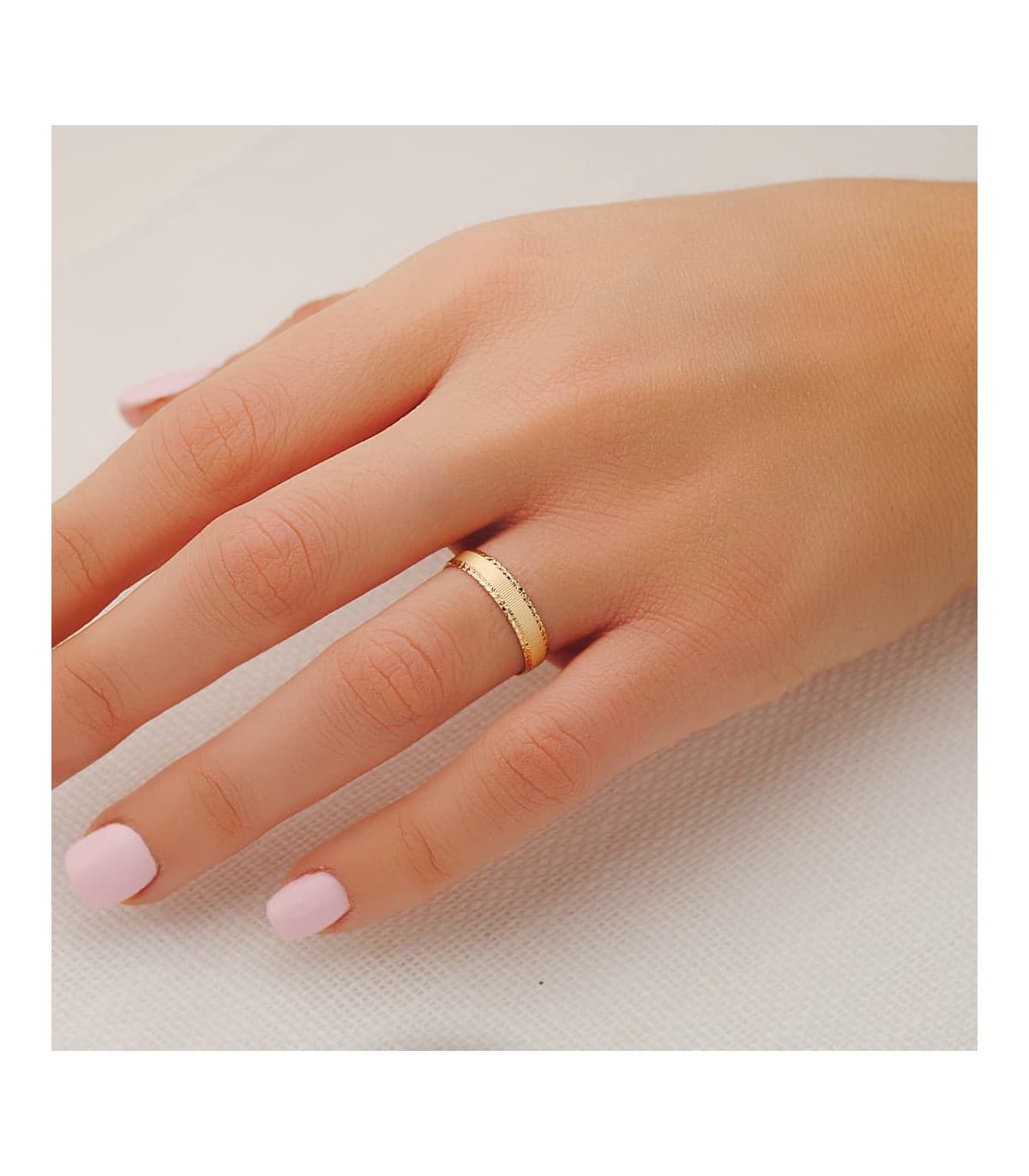 Anello di matrimonio Toscana Oro giallo 9 Kt. Alda Joyeros, gioielli online.