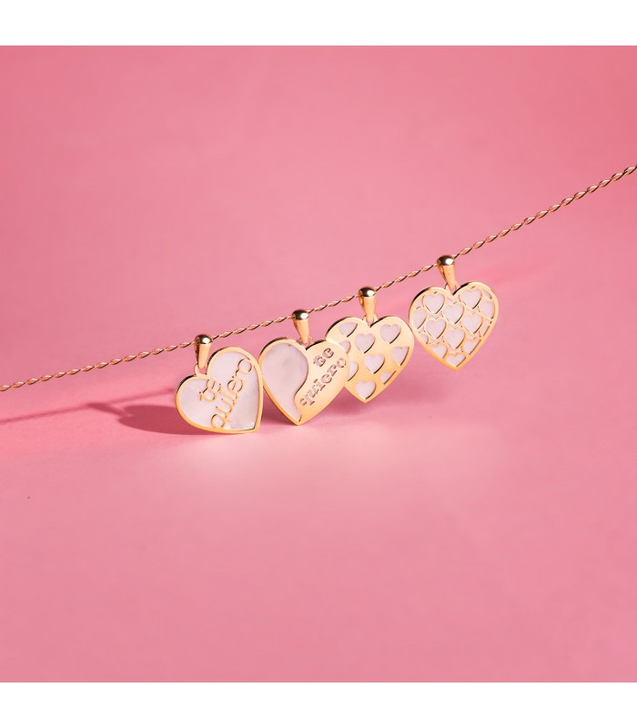 Pendentif Valentina Coeur Nacre Or 18K