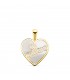 Colgante Te quiero Nácar Oro 18K - colgantes enamorados - colgante pareja