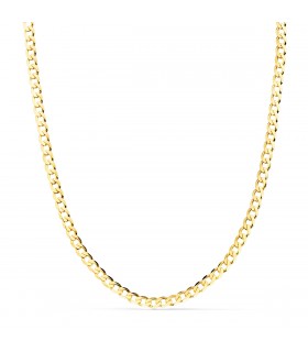 Cadena Oro Amarillo 18 K Barbada 4.7 mm 60 cm | cadenilla para hombre, joyería online