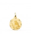 Anhänger 18 K Gelbgold Madonna mit Kind P2939-318