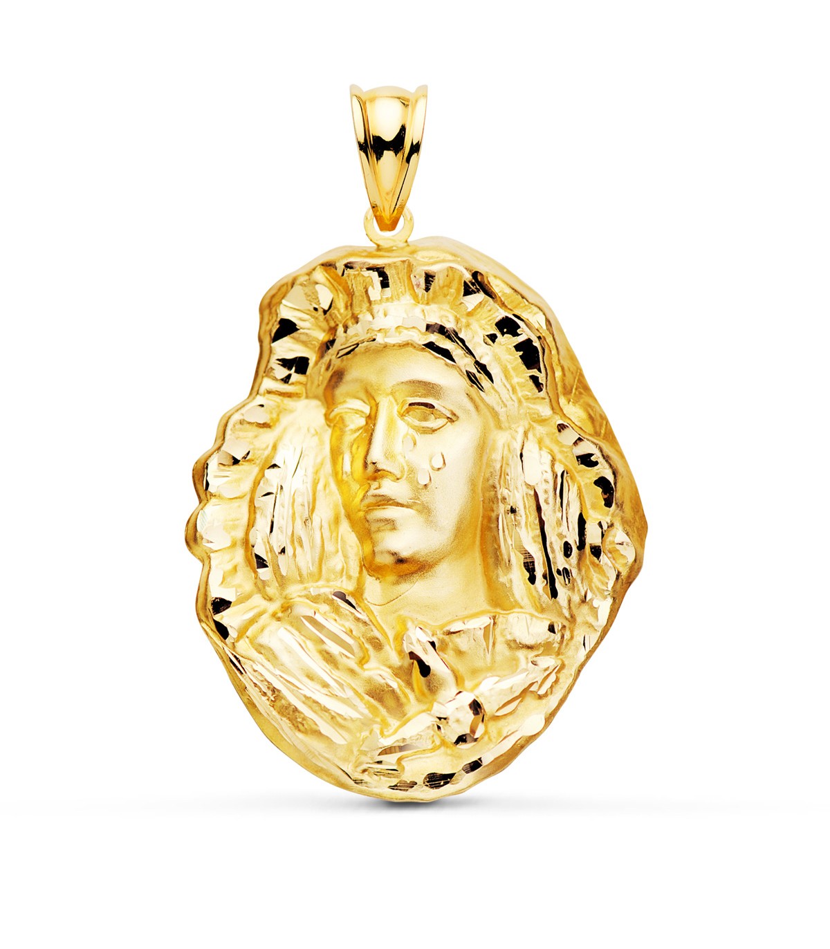 Medalla Esperanza de Triana Oro 18K 35 mm