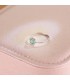 Anillo Cuajo Esmeralda 0.26 Q Oro Blanco 18K - anillos con piedras preciosas, sortijas para mujer