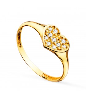 Anillo Sello Mujer Crush Oro 18K - sello de mujer - sortijas - joyas de mujer