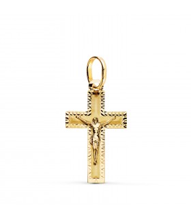 Kreuz 23 mm 18K, Artikl. 22276 | 750/- Goldkreuz Anhänger zur Taufe, Kommunion, Geburt