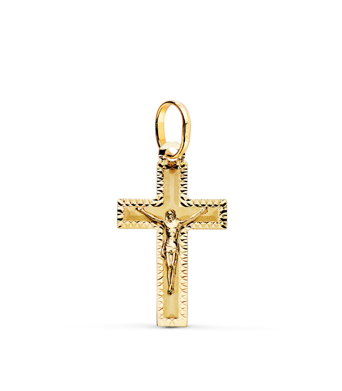 Kreuz 23 mm 18K, Artikl. 22276 | 750/- Goldkreuz Anhänger zur Taufe, Kommunion, Geburt