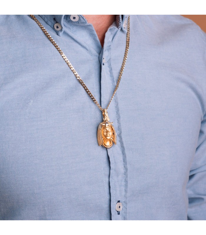 Pendentif Égyptien Nefertari 2 Ors 18K