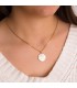 Cadena de oro amarillo 18 ktes barbada