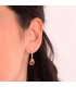 Pendientes Broadway Oro Amarillo 18K Fumé