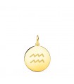 Colgante Horóscopo Oro 18K 14 mm