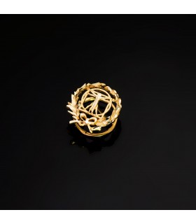 Insignia Bellas Artes Oro 18K - Pin profesiones - carreras universitarias - emblema, escudo de oro