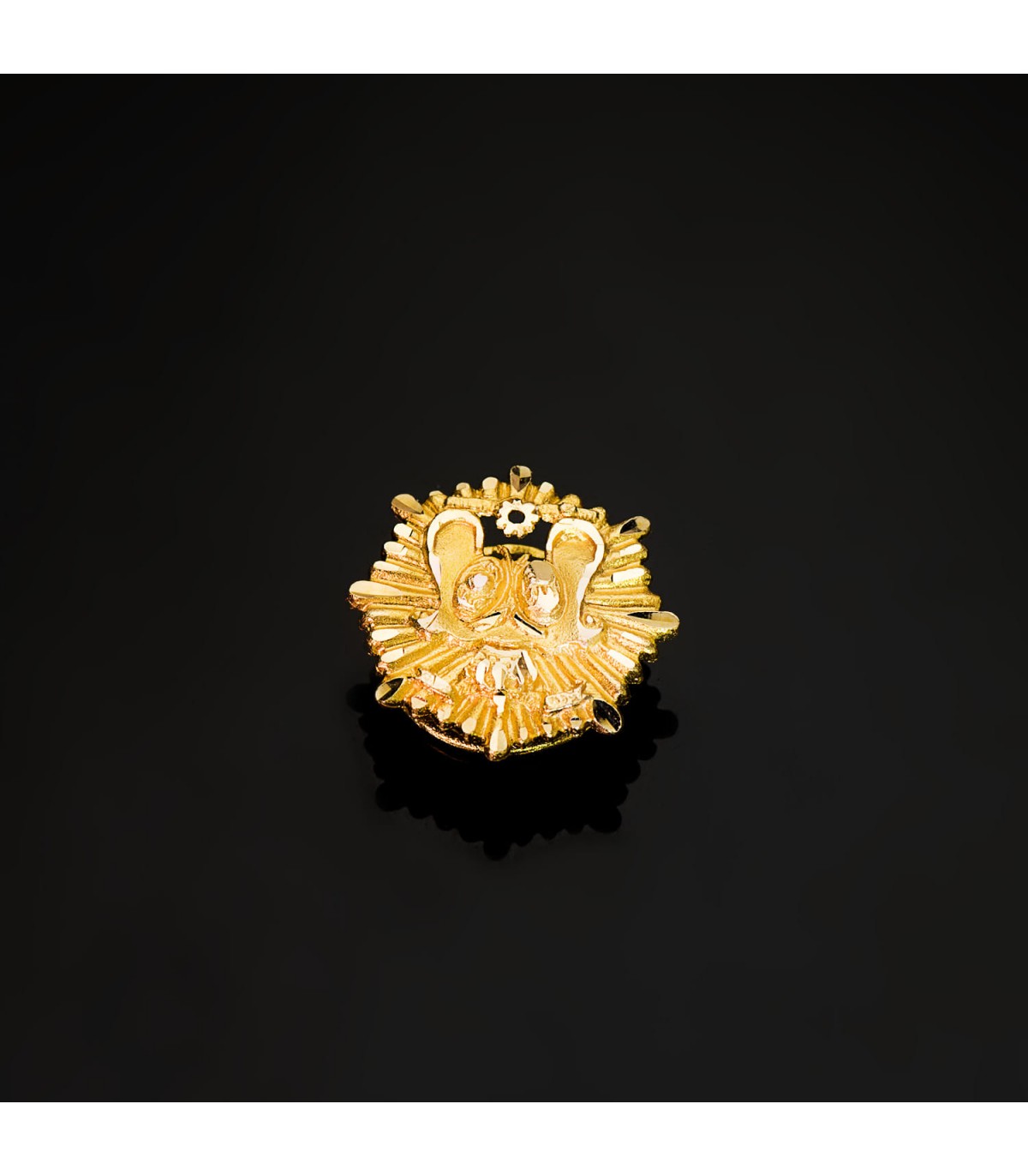 Insignia Asesor Fiscal Oro 18K - Pin profesiones - carreras universitarias - emblema, escudo de oro