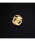 Insignia Ciencias exactas Oro 18K - Pin profesiones - carreras universitarias - emblema, escudo de oro
