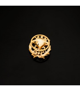 Insignia profesional Delineante Oro 18K - Pin profesiones - carreras universitarias - emblema, escudo de oro