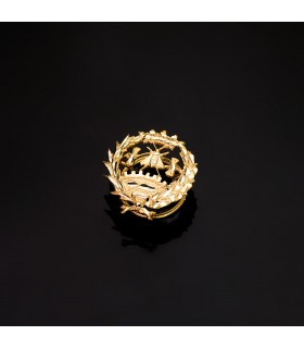 Insignia profesional Económicas Oro 18K - Pin profesiones - carreras universitarias - emblema, escudo de oro