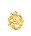 Geografie Brosche Gold 750 - Graduierung Geschenk