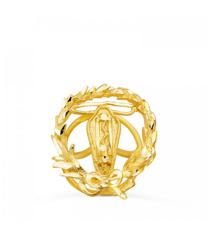 Insignia profesional Ingeniería Electrónica Oro 18K - Pin profesiones - carreras universitarias - emblema, escudo de oro
