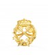 Insignia profesional Ingeniero de minas Oro 18K - Pin profesiones - carreras universitarias - emblema, escudo de oro