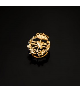 Insignia profesional Informática Oro 18K - Pin profesiones - carreras universitarias - emblema, escudo de oro