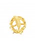 Insignia profesional Periodismo Oro 18K - Pin profesiones - carreras universitarias - emblema, escudo de oro