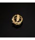 Insignia profesional Periodismo Oro 18K - Pin profesiones - carreras universitarias - emblema, escudo de oro