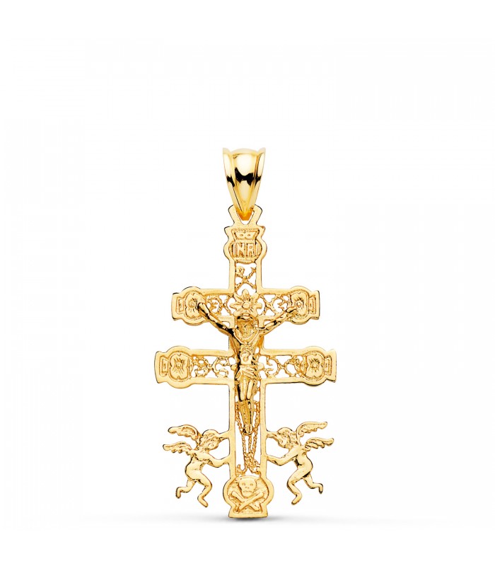 Cruz Caravaca Grande Oro 18K 35mm